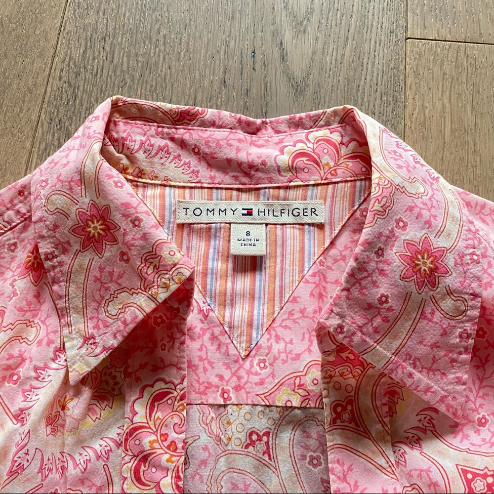 Tommy Hilfiger patterned button down - Picture 3 of 7